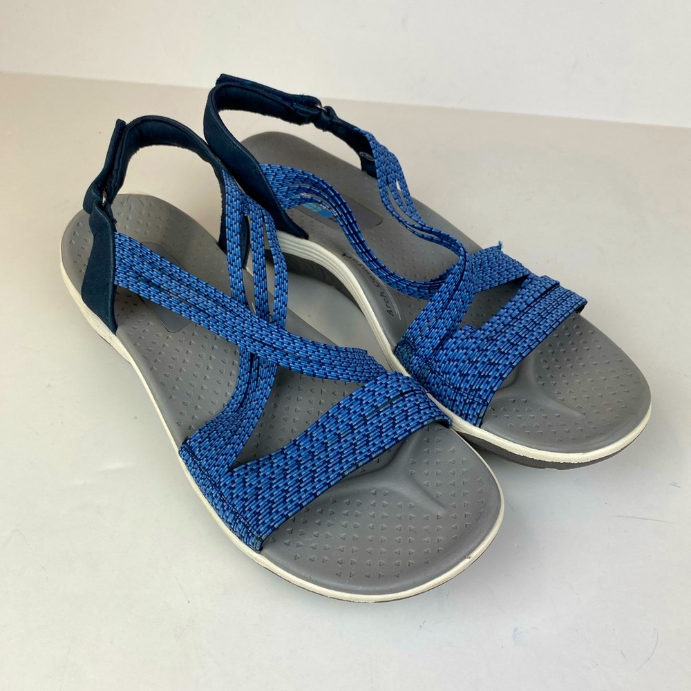 Sketchers Active Lifestyle Blue Strappy Sandals